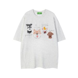 Cute Pet Print T-Shirt