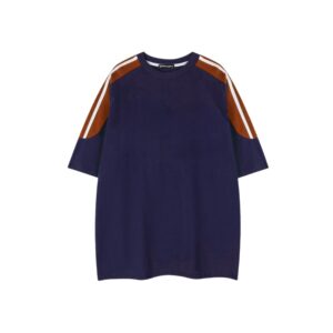 Contrast Color Loose T-Shirt